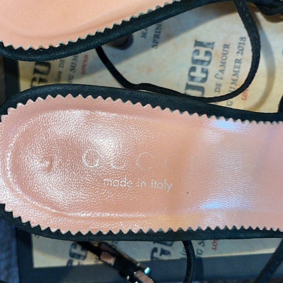 SOLD ❌Gucci Strappy Bow Sandals/Heels - Picture 11 of 13